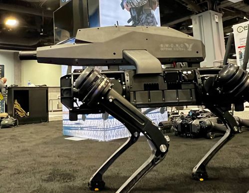 战斗机器狗 智能步兵作战新伙伴